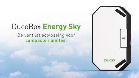 Foto : DUCO presenteert de compacte DucoBox Energy Sky: maximale flexibiliteit in ventilatie