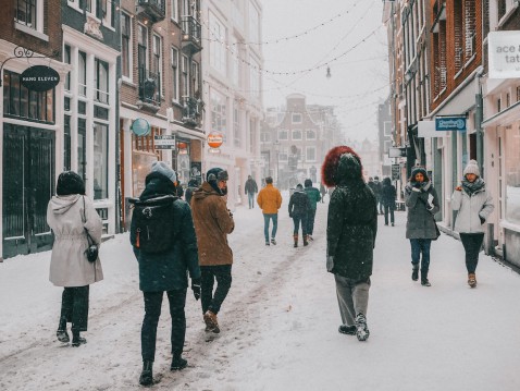 Foto : Hoe overleef je de winter als je woont in Amsterdam?