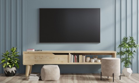 Foto : Een televisie plaatsen in de woonkamer; do or don’t?