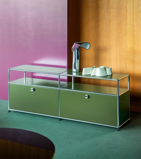 Foto : USM introduceert olijfgroen: trendkleur en nieuwste toevoeging in de Haller-collectie