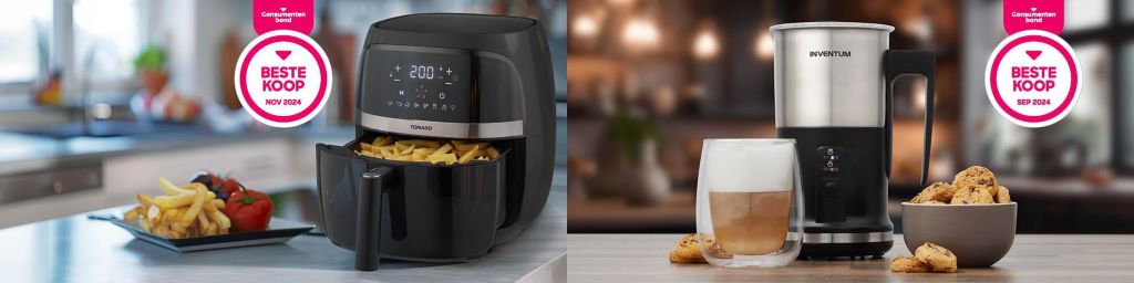 Foto: Wonennl-Inventum-melkopschuimer-Tomado-airfryer