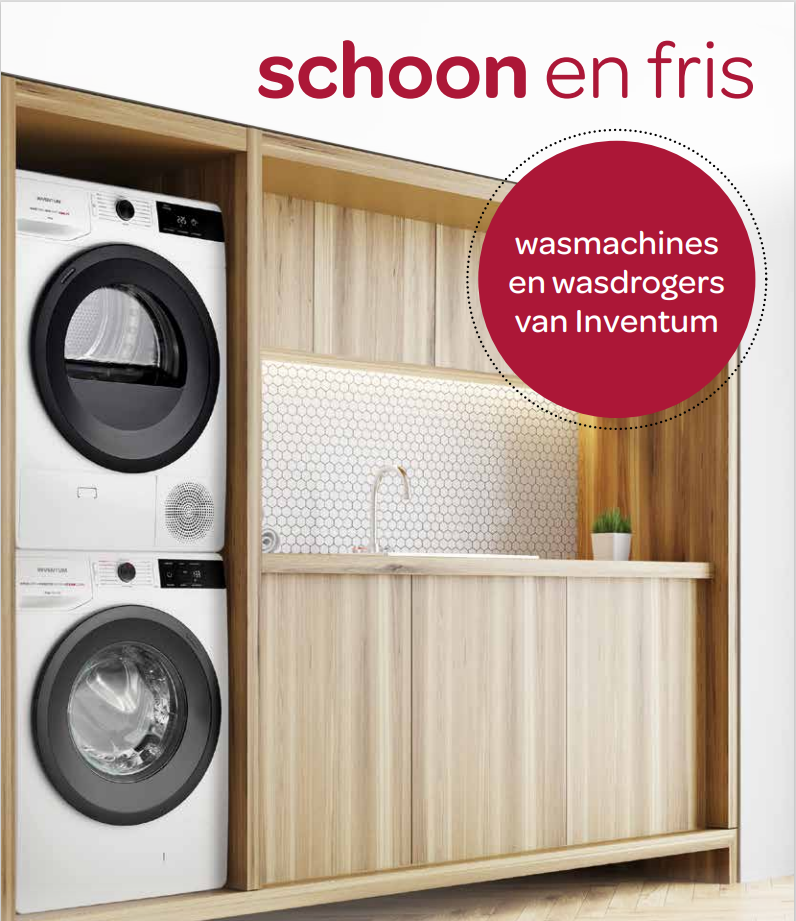 huiswerk maken De daadwerkelijke Martelaar Nieuwe collectie energiezuinige wasmachines en wasdrogers van Inventum -  afvoer - badkamer - WONEN.nl