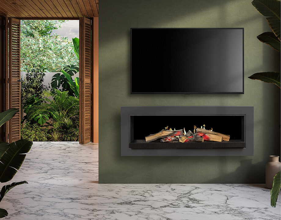 Foto: Wonennl Kalfire E65 design frame big green wall 920x720