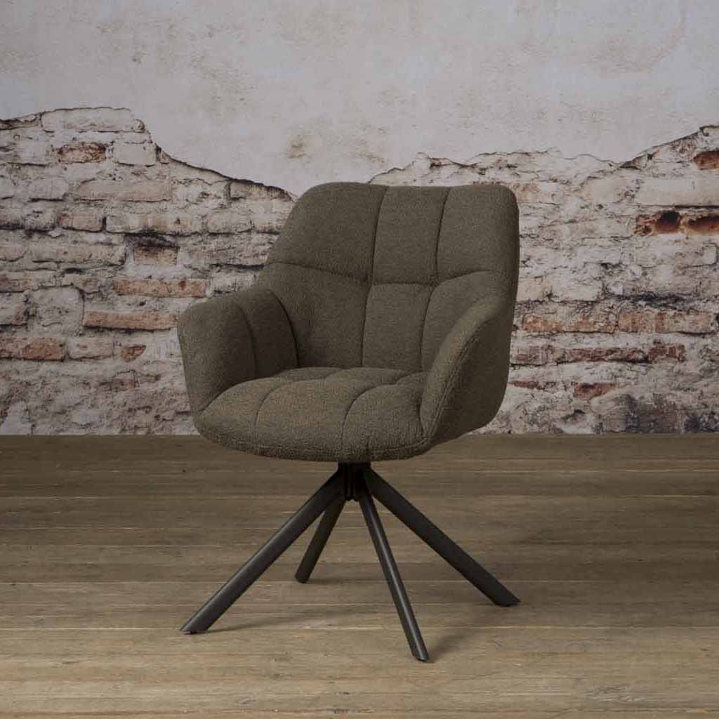 Foto: Alba Swivel Armchair dark brown