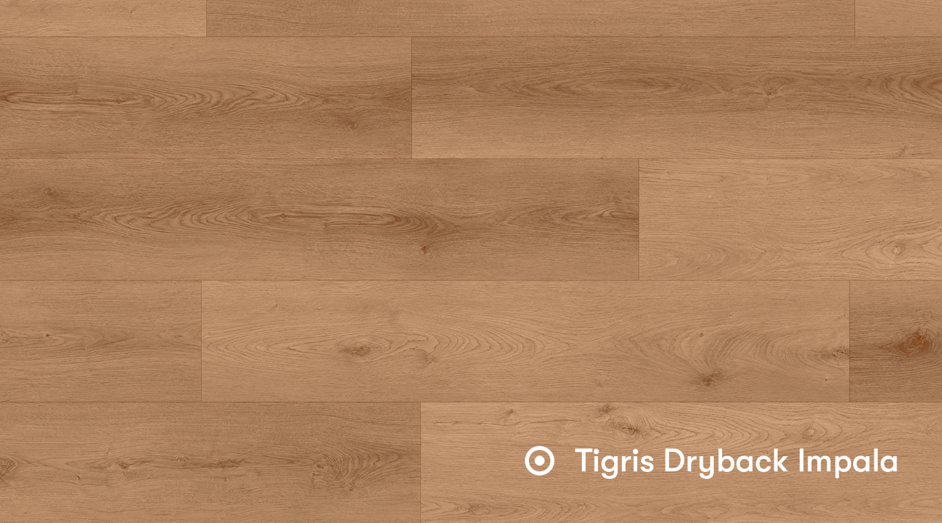 Foto: Parquetvinyl Tigris Dryback Impala  Middel 