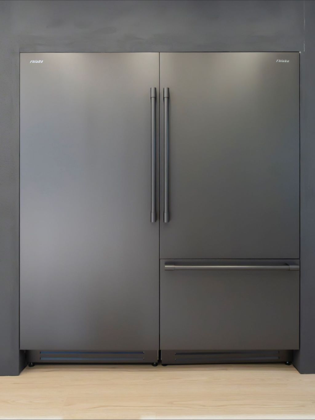 Foto : De Fhiaba Classic koelkast in titanium