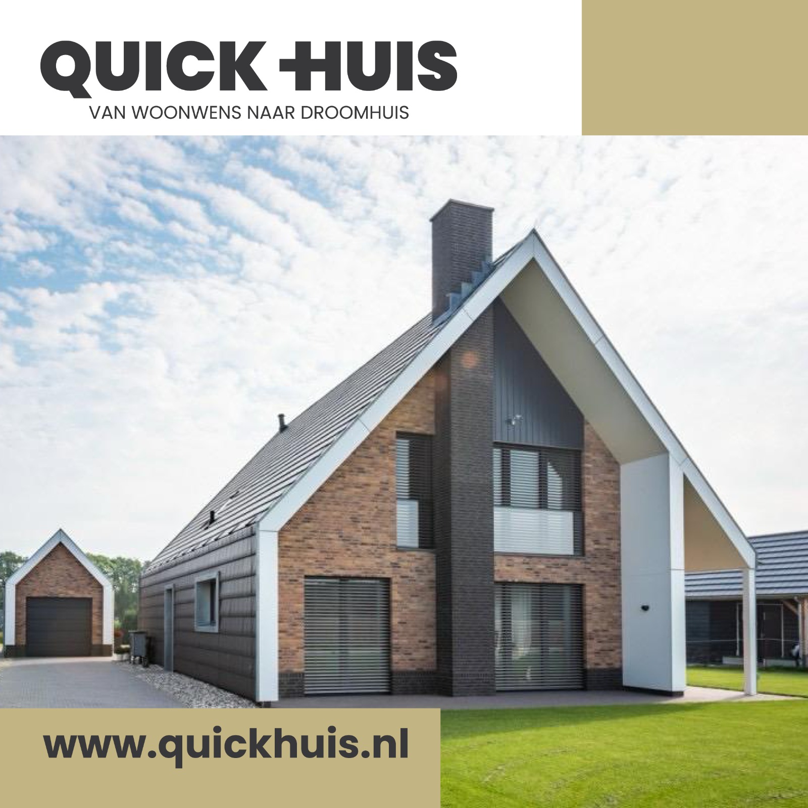 Foto : Bouw jouw droomhuis met QuickHuis: volledige begeleiding van ontwerp tot bouwfase