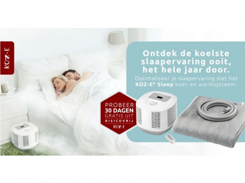Foto : Optimaliseer je slaapervaring met het KOZ-E Sleep koel- en warmsysteem