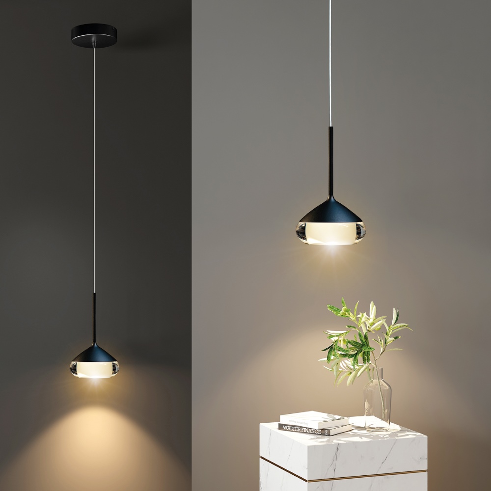 Foto: Artdelight Hanglamp Phoenix Zwart 2 Mooielampen com