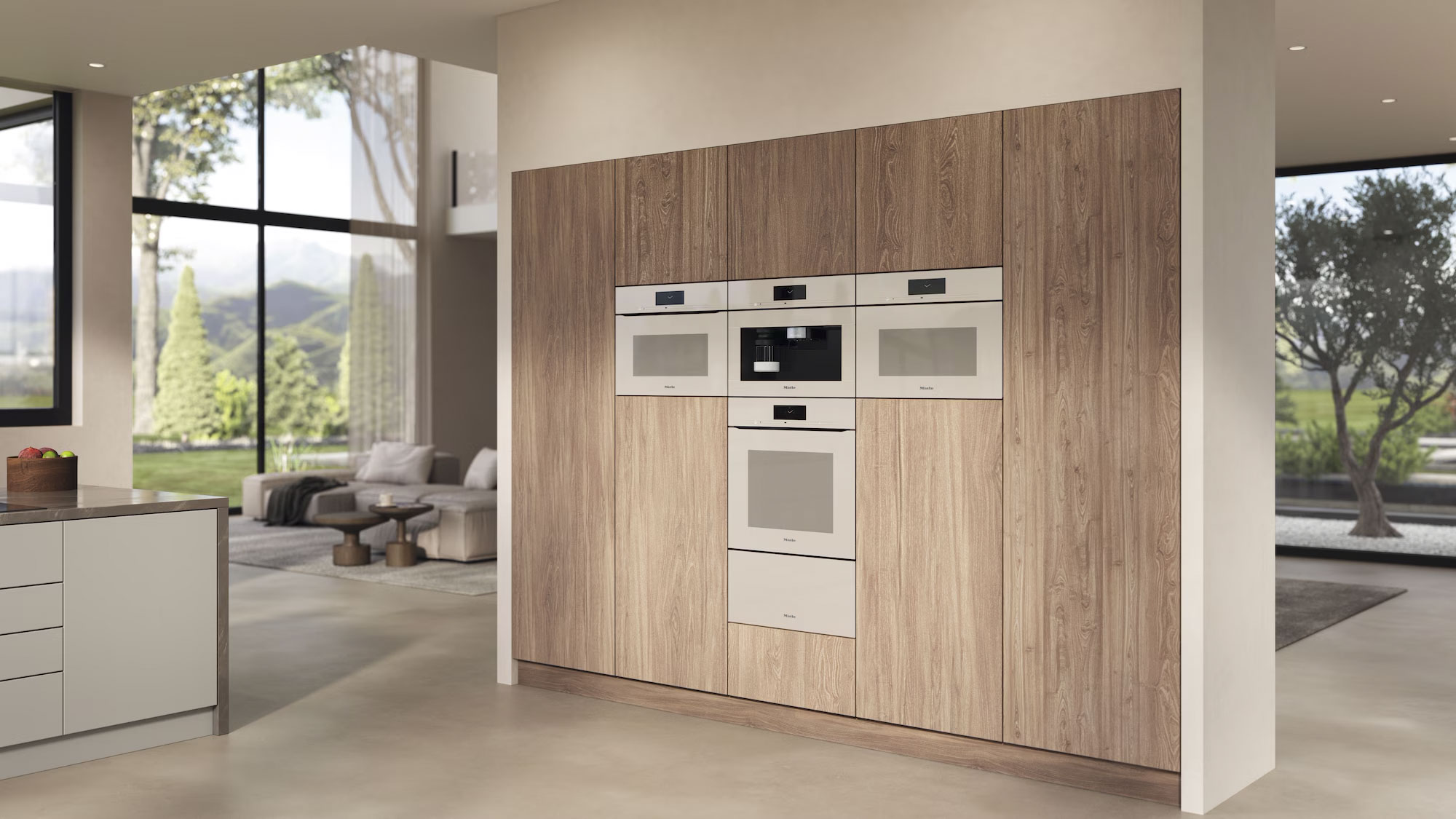 Foto: Miele keukenapparatuur pearl beige tieleman keukens 5