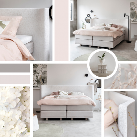 Foto : Hml Bedding moodboard zacht en organisch