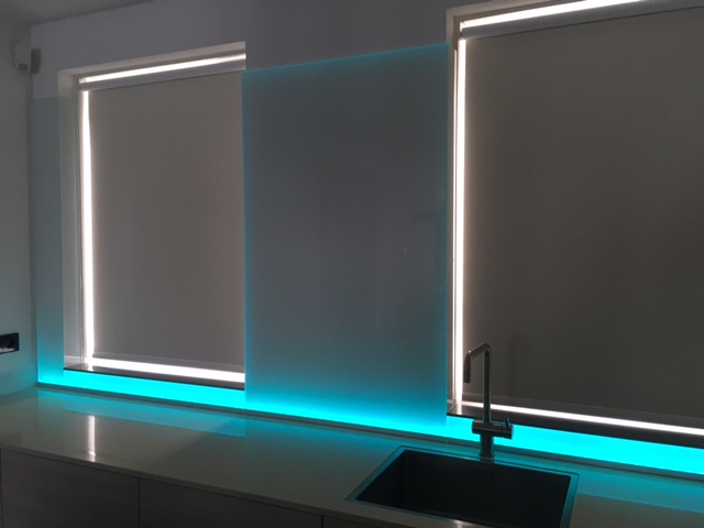 LED glas achterwand - keuken -